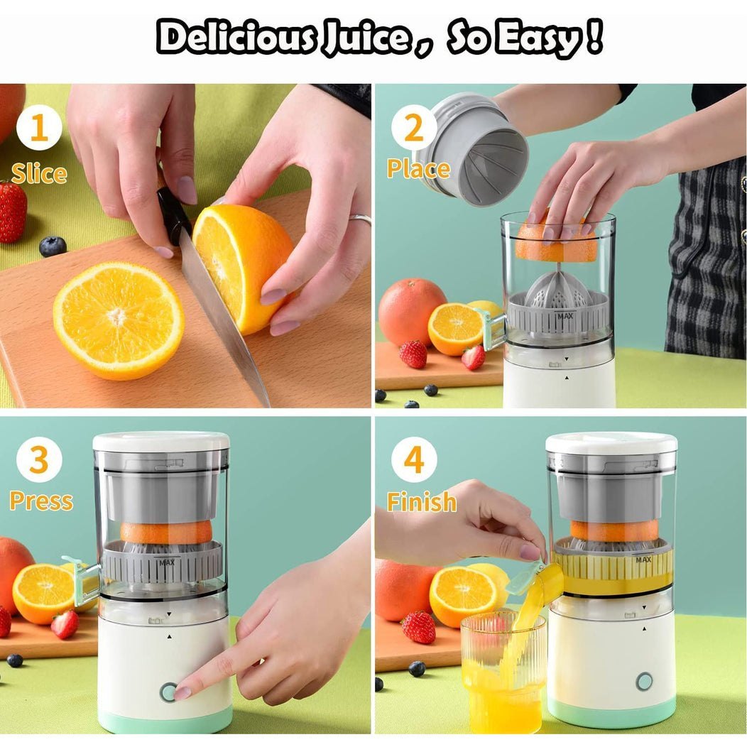 Portable Multifunctional Juicer with Automatic Juicing and Separation - Fresh Orange Juice Cup with USB